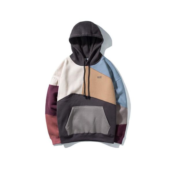 

tide brand sweater street men's creative new autumn and winter trend hip-hop couple wear men plus velvet thick hoodie, Black