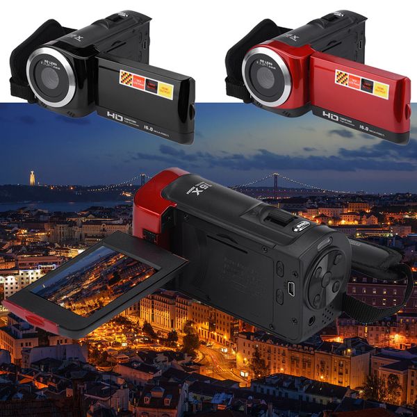 

hiperdeal 2,7-дюймовый tft lcd hd 1080p 16-мегапиксельная 16-кратный цифровой зум видеокамера видео dv камера мода семейный подарок st25