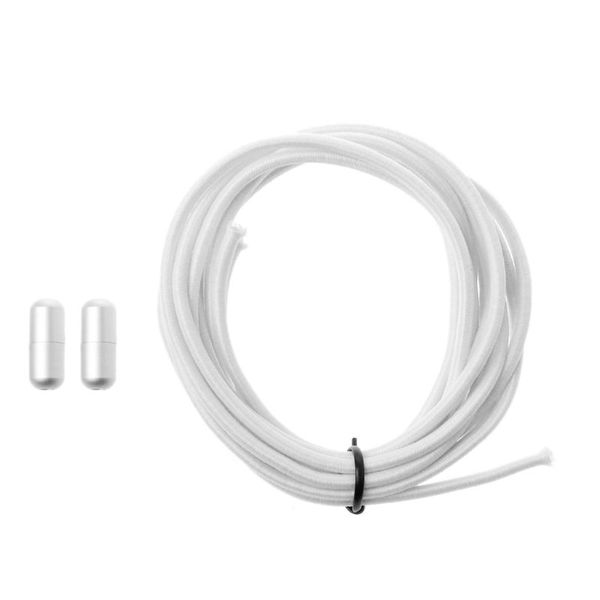 

shoe strings no tie lazy person shoelaces elastic laces lock buckle kids children sneaker sports shoes running, Black