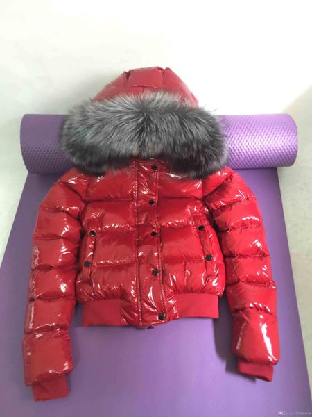 

women winter jacket ladies real fox fur collar duck down inside warm coat femme with all the tag and label 16