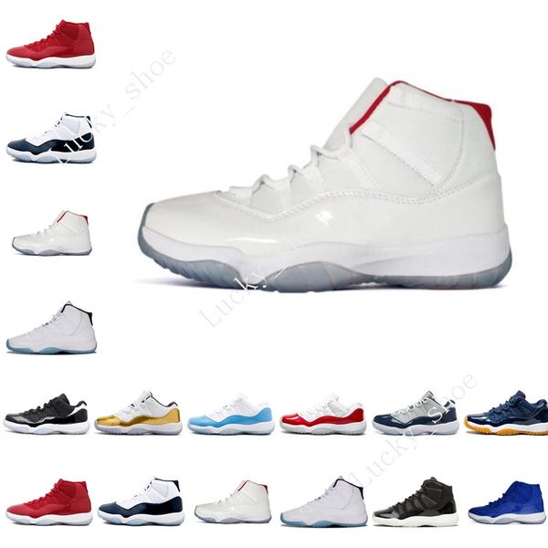 

11 11s cap and gown prom night men basketball shoes platinum tint gym red bred prm heiress barons concord midnight navy mens sports sneakers