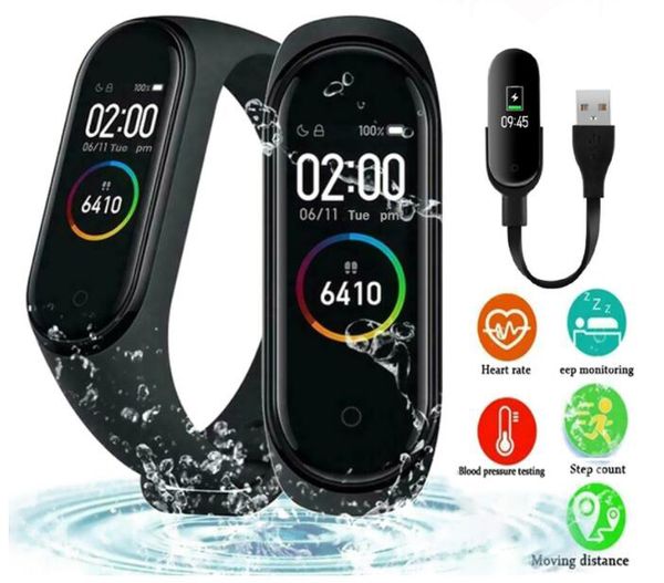 

M4 mart band bracelet heart rate watch activity fitne tracker pul eira relÃ³gio reloj inteligente pk fitbit xiaomi apple watch