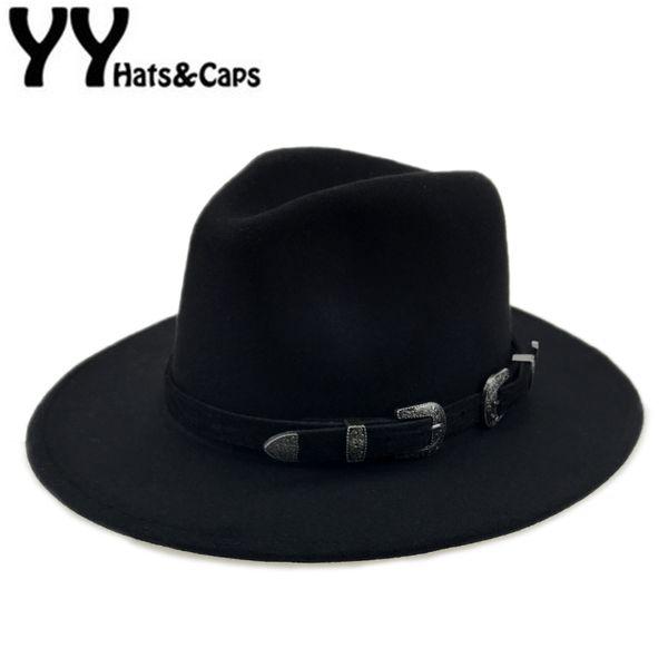

специальный войлок hat fedora люди шляпа с поясом женщинами vintage трильбите caps wool fedora подогреть jazz hat вводная femme feutre yy170, Blue;gray