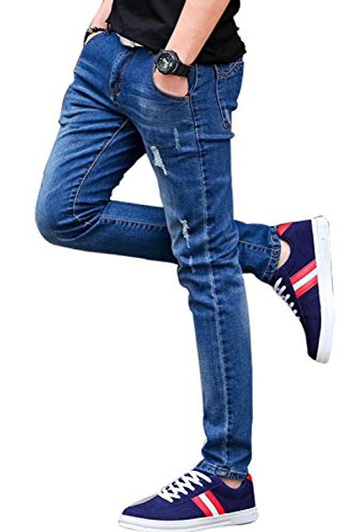 

men's fashion slim jean, Blue