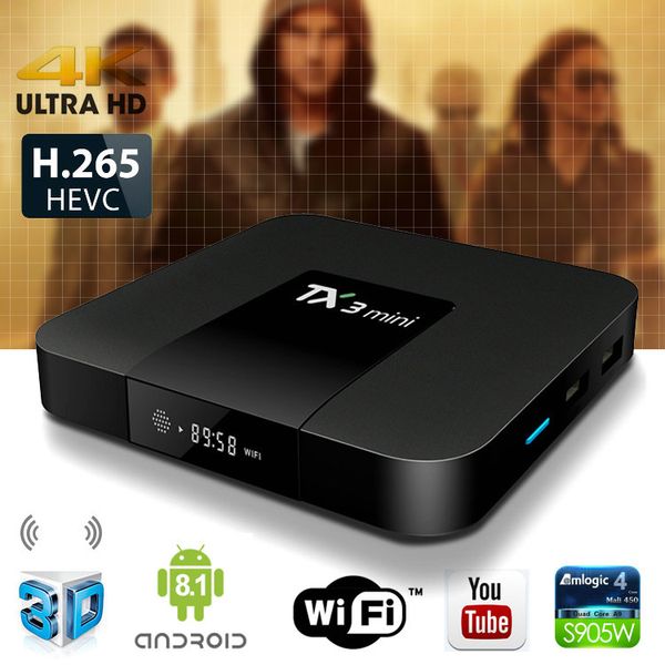 

tx3 mini amlogic s912 android 8.1 tv box 2gb 16gb с bluetooth 4.1 wifi 2.4g x96 mini h96 x96 air