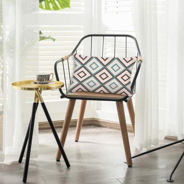 

nordic pink marble geometric printing throw pillows and black designer sofa cushion cover white 50 fashion decorative case m3f9 pillow case
