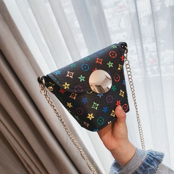 

2020 cute designer shoulder bag crossbody girls chain children mini bags stars fashion 3 colors