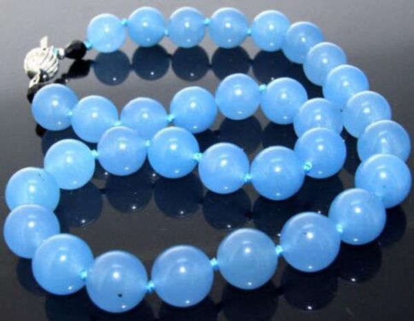 

necklace blue stone necklace beads knotted choker candy, Silver