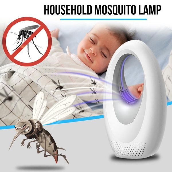 

household mosquito-killer lamp led light 5w usb electric smart optically controlled insect killing repellent pest control lamp
