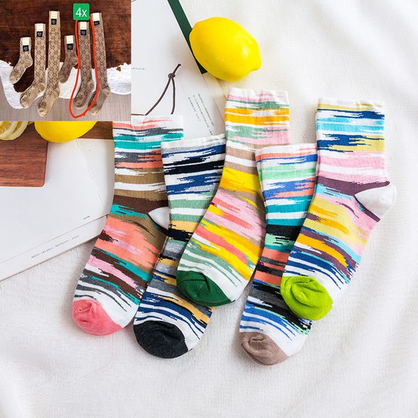 

20 pairs personality women autumn winter g socks q1001, Black;white