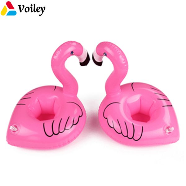Voiley Mini Unicorn Pink Flamingo Inflatable Beer Cup Holder
