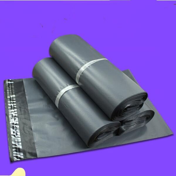 

50pcs 25*30cm black poly shipping bags mailer envelopes self adhesive courier waterproof packaging postal bags