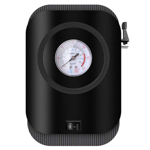 

portable air tire inflator ac/dc,car air pump car 12v pump intelligent electric emergency tire compressor for car and h