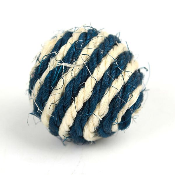 

cat pet sisal rope ball weave ball teaser play chewing rattle scratch catch toy
