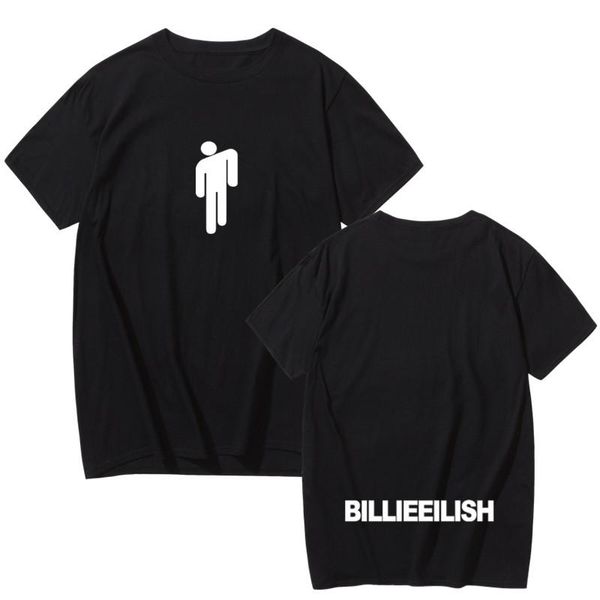 

lead billie eilish t shirt ulzzang men women hip hop femme clothes tshirt funny harajuku summer casual ulzzang t-shirt streetwear, White;black