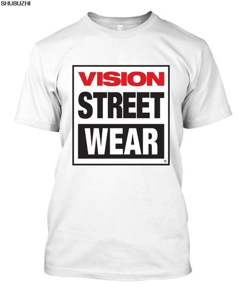 

new vision street wear skateboard - custom men's white t-shirt tee summer o neck tee, tee sbz4576, White;black