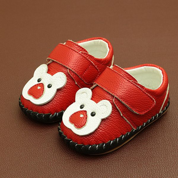 

весна и лето детская обувь из натуральной leahther 0-1 лет мягкое дно нескользящие детские ботинки малыша