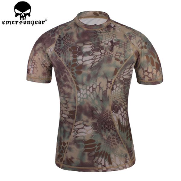 

emersongear camouflage running shirts skin tight base layer t-shirt breathable perspiration shirt base layers em8605, Camo