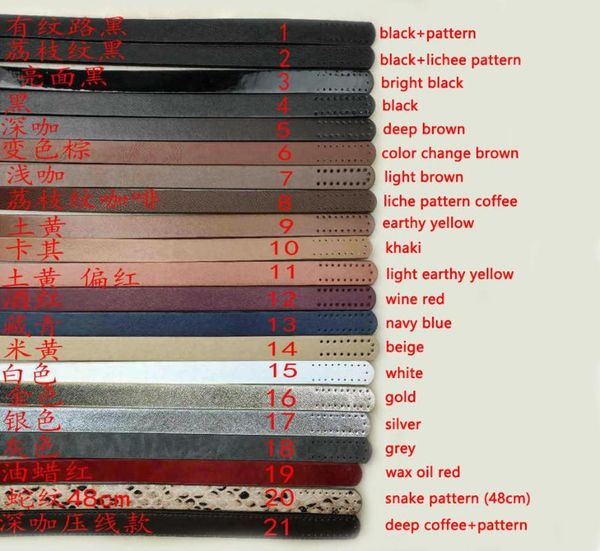 

5шт 60см искусственная кожа ручка ремешок для посыльного сумка сумка diy, Black