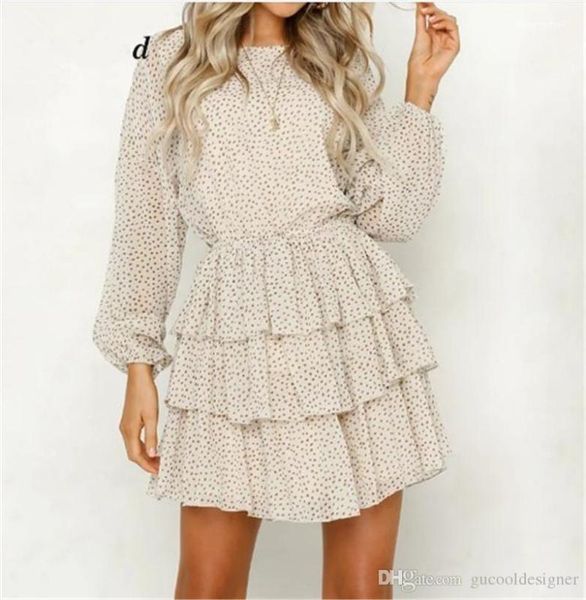 

женское платье модельер круглый вырез панелями женские платья повседневные выдалбливают женская одежда весна горошек, Black;gray