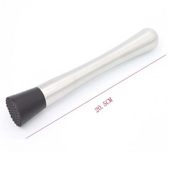 

cocktail muddle stainless steel bar mixer ice crushing tools diy drink fruit muddlers ice crusher barware bar tools