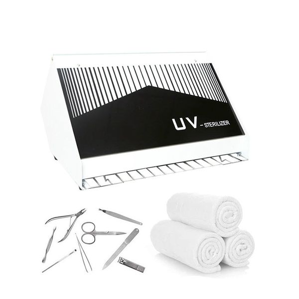 

электрический уф стерилизатор шкаф стерилизация коробка телефон дезинфицирующее средство для ногтей красота инструменты искусство дезинфекци, Silver