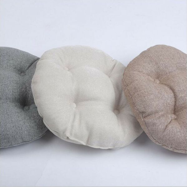 

round cushion seat pad floor futon mat for patio home car office tatami solid color