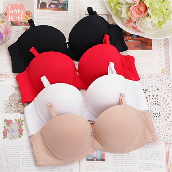 

супер бюстгальтеры push up девушки женщины brassiere провода free seamless push up bra нижнее белье бюстгальтер собирают женщины double push, Red;black