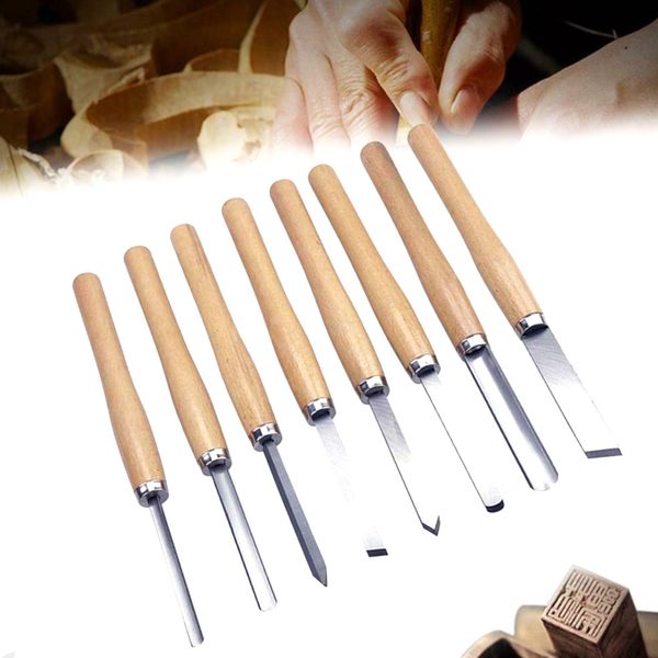 

8/10/12pcs gouge lathe chisel woodworking wood tools carving turning art kit l5 #4