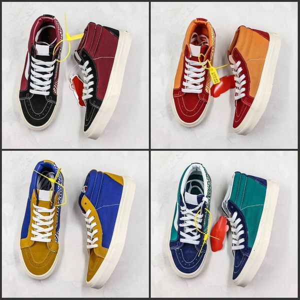 

2019 vanes mid skate shoes boys girl sk8-mid fashion slip-on fashion designer casual sneakers men women trainer