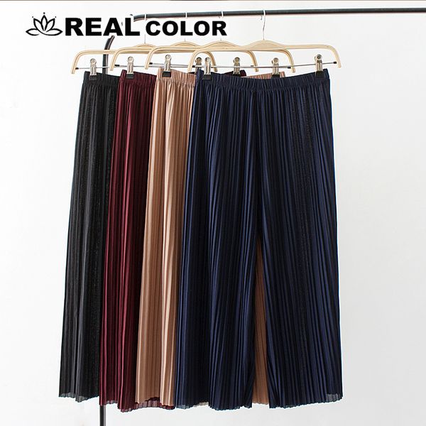 

summer big size pants beach women high waist loose wide leg trousers ladies pink hollow out red solid pants female new -89, Black;white