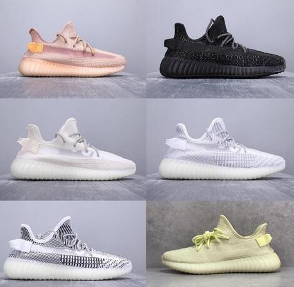 

2019 static sesame butter v2 semi frozen yellow beluga 2.0 orange zebra black red kanye west mens running shoes