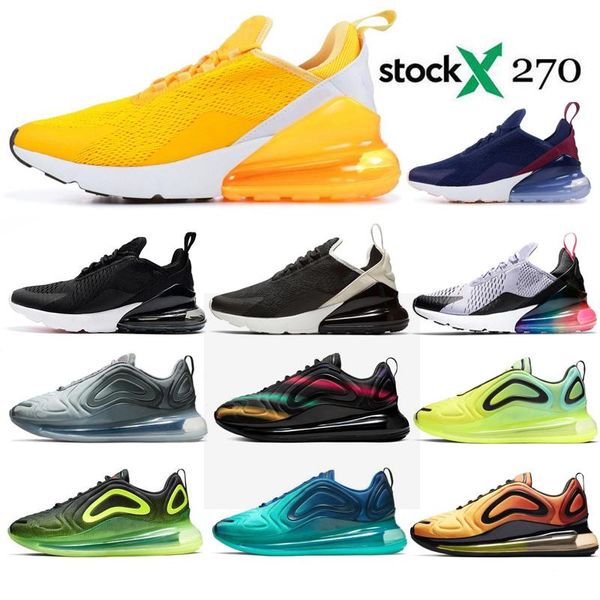 

new 270 parra punch p blue mens women running shoes triple white university red olive volt habanero 27c flair 270s sneakers 36-45