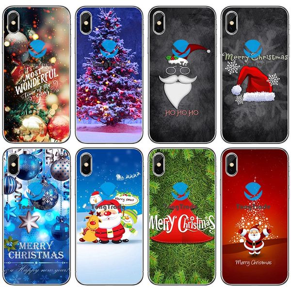 

tongtrade] мягкий силиконовый чехол для iphone 11 pro 8 7 6s 5s x xs max plus huawei mate 30 20 10 p20 p30 pro рождество санта-клауса case