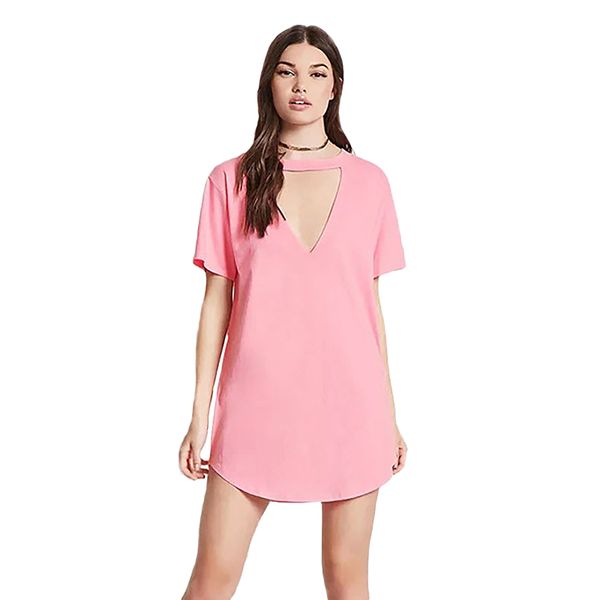 

women dress summer short sleeve dresses casual female v-neck dress fashion solid summer, Black;gray