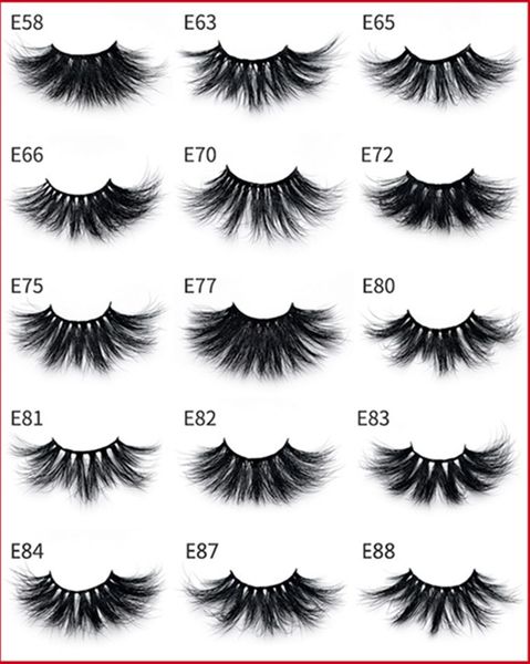 

2020 new 25mm 6d mink eyelashes reusable false eyelashes 15 styles 5d 3d mink eyelashes extension makeup tools handmade soft mink lashes