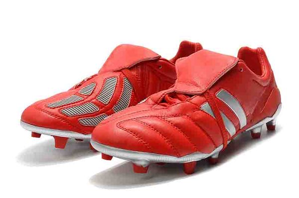 

6th soccer cleats outdoor predator mania champagne fg shoes original soccer cleats black gold red mens football boots 39-45