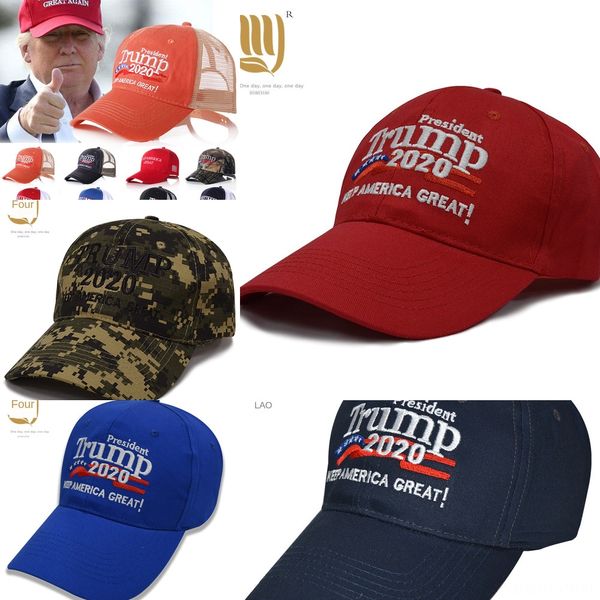 

h9dek trump embroidery hats 2020 make america camo again donald trump baseball caps great adults outdoor sports hat, Blue;gray