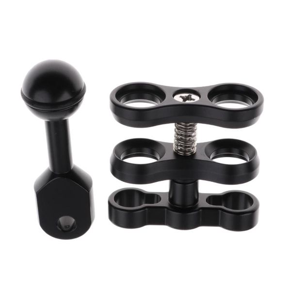 

ball arm clamp mount & single ball joint for underwater scuba diving camera water sports swimming diving pool accessories