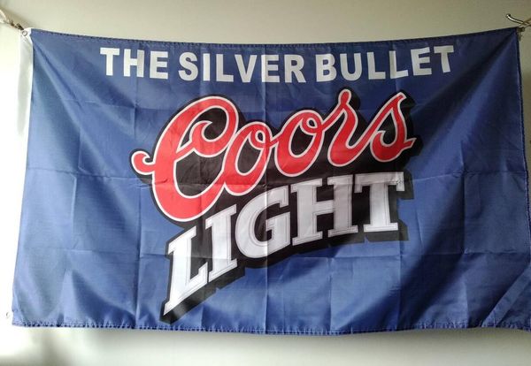 

Coors Light Beer Flag 90 x 150 см Полиэстер Напиток Бар Баннер Украшение