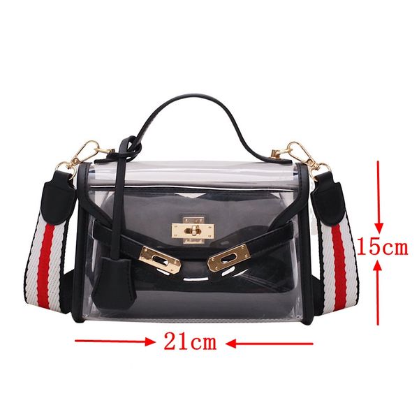 

новый горячий классический прозрачный пакет желе из двух частей кошелек дизайнерские роскошные сумки кошельки дизайнерская сумка через плечо