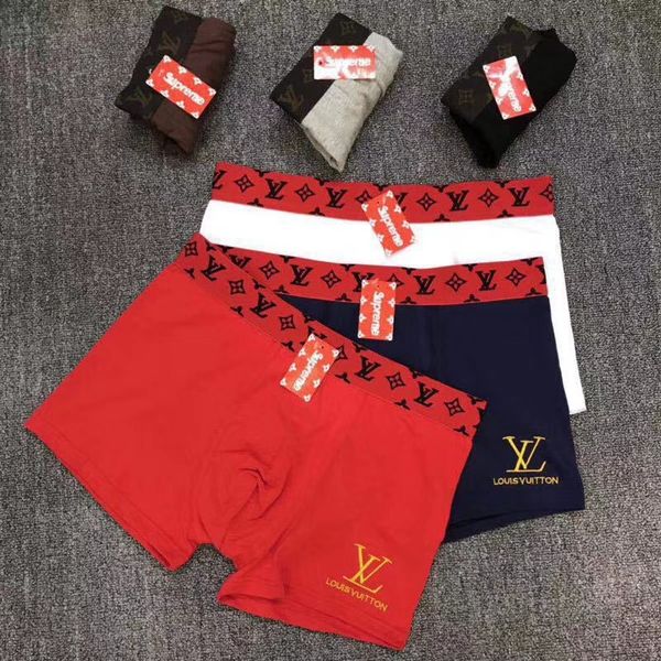 

new 2020 men's underwear boxer shorts designer vogue underpants casual breathable underpanties male trunk boxer briefs, Black;white