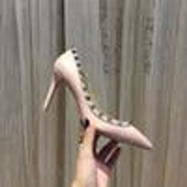 

black pointed toe extreme high heels stiletto women pumps wedding party dress shoes black pumps studded heels rx20