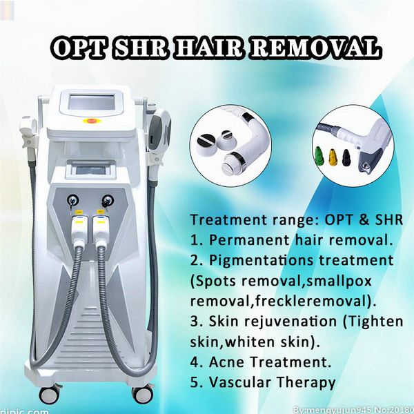 

2020 diode ipl laser hair removal machine laser skin rejuvenation tattoo removal elight opt shr face lift stationary ipl equipment, Black;white