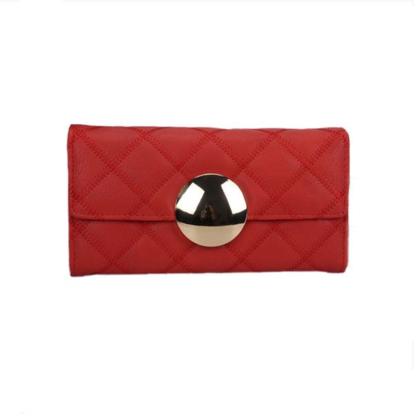 

хек новые продукты 2020 большие металлические кнопки черный классика женщин кожаный бумажник