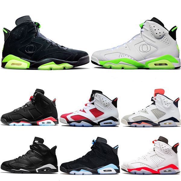 

cat bred men 6 6s basketball shoes tinker unc black new white infrared red carmine toro mens designer trainer sport sneaker size 41-47