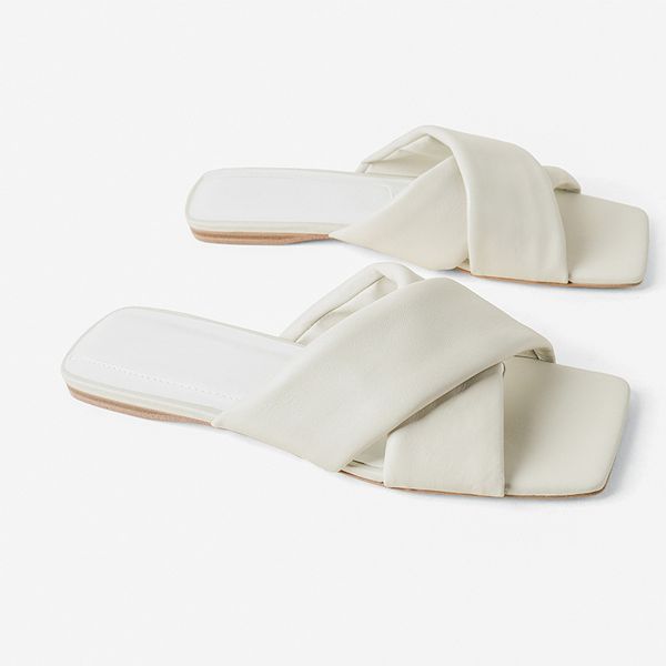 

shoes woman 2020 slippers women summer low female mule rubber flip flops luxury slides square toe mules soft hawaiian designer, Black