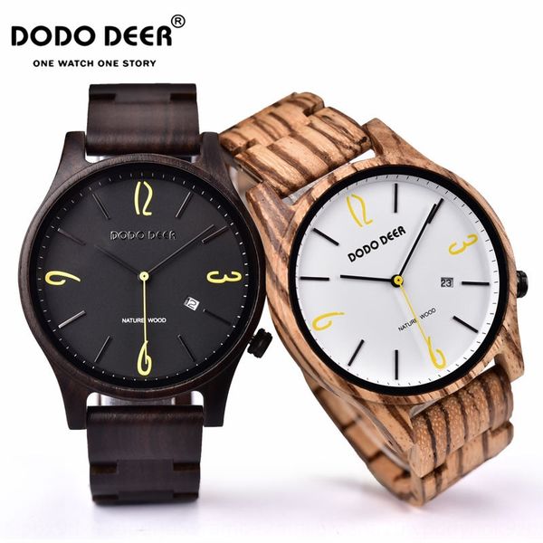 

dodo deer wood d19 dodo deer watch calendar wood calendar watch d19, Blue