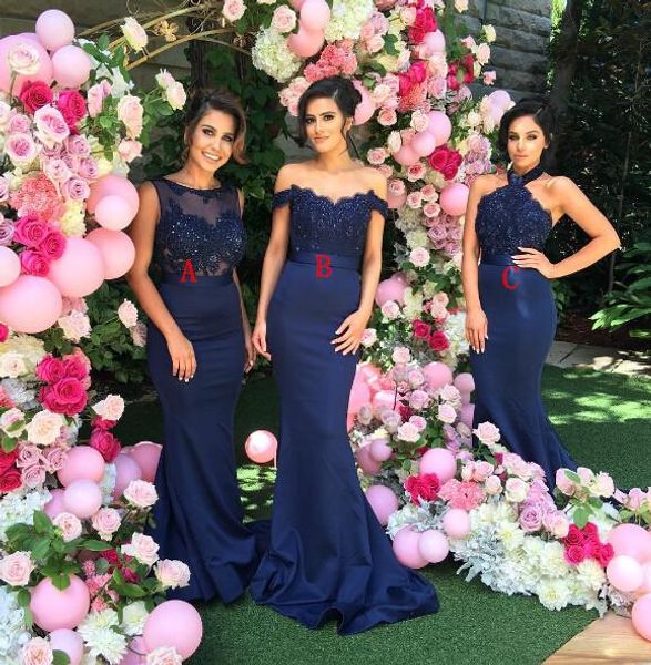 

на заказ кружева аппликация из бисера темно-синий русалка длинные вечерние dressestree стиль декольте sexy evening prom dress платья без рук, White;pink
