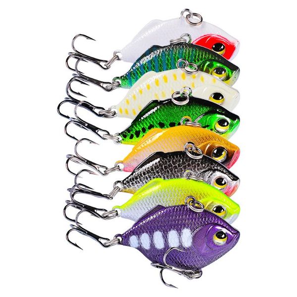 

4.5cm 8.5g winter vib ice fishing lure lead inside hard bait diving swivel jig wobbler lure sea fishing tackle 1pc